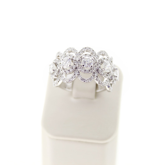 Juweel Coctail Ring Witgoud 18 karaat Briljanten '1403-3129-TWDH' Juweel Coctail Ring Witgoud 18 karaat Briljanten '1403-3129-TWDH'