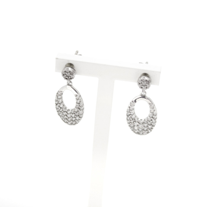 Oorstekers Witgoud 18 Karaat Zirconium Steentjes Tweedehands 81820-3090 Juwelier Clem Vercammen.jpg