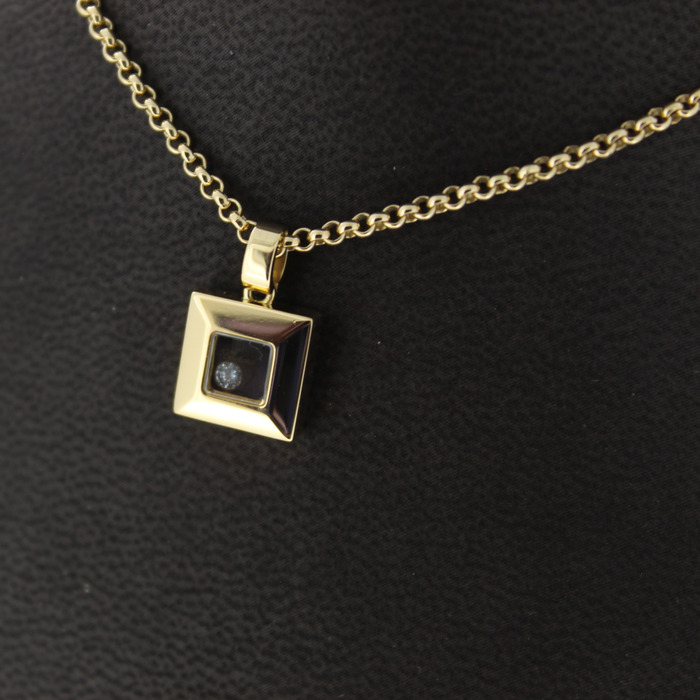 Chopard Ketting Geelgoud 18 Karaat Briljant Tweedehands 81806-3050 Juwelier Clem Vercammen.jpg