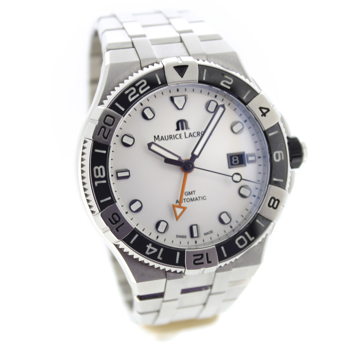 Maurice Lacroix Aikon Venturer Gmt AI6158-SS00F-130A Tweedehands 1231-2034 Juwelier Clem Vercammen.jpg