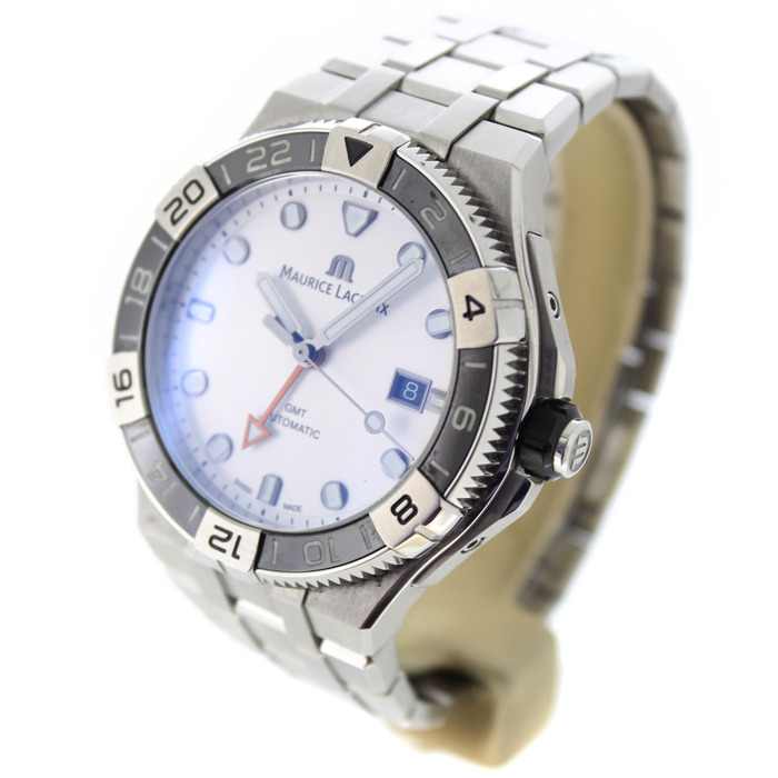 Maurice Lacroix Aikon Venturer Gmt AI6158-SS00F-130A Tweedehands 1231-2034 Juwelier Clem Vercammen.jpg