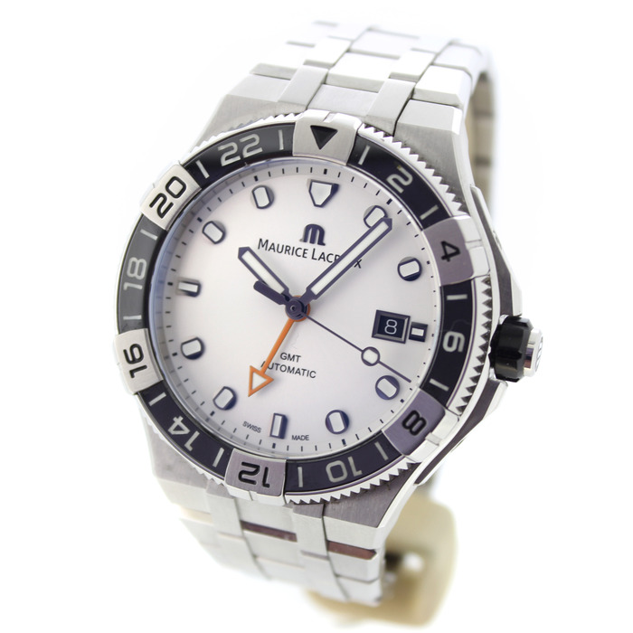 Maurice Lacroix Aikon Venturer Gmt AI6158-SS00F-130A Tweedehands 1231-2034 Juwelier Clem Vercammen.jpg