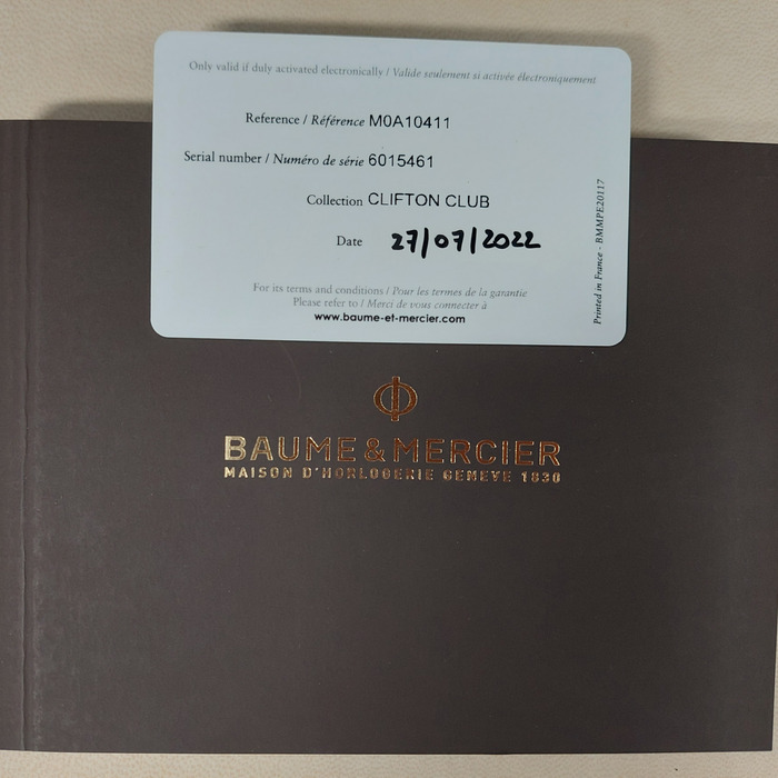 Baume Mercier Clifton Club M0A10411 Tweedehands 1184-2035 Juwelier Clem Vercammen.jpg