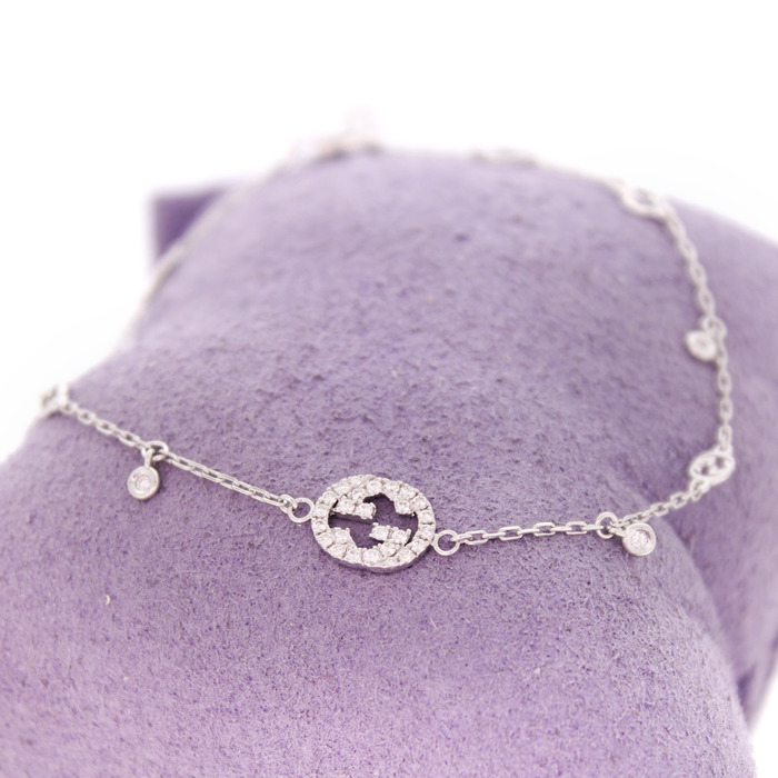 Armband Gucci Witgoud 18 Karaat Briljant Tweedehands 1572-3140 Juwelier Clem Vercammen.jpg