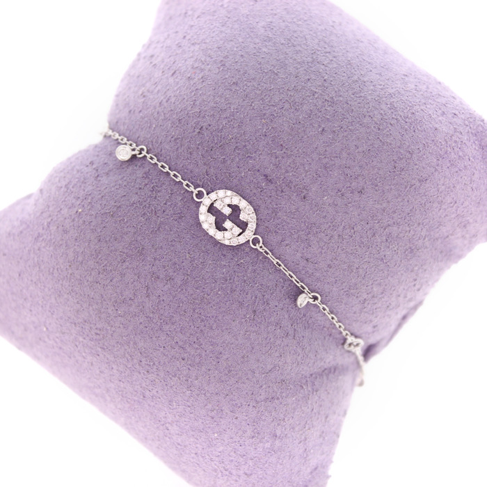 Armband Gucci Witgoud 18 Karaat Briljant Tweedehands 1572-3140 Juwelier Clem Vercammen.jpg