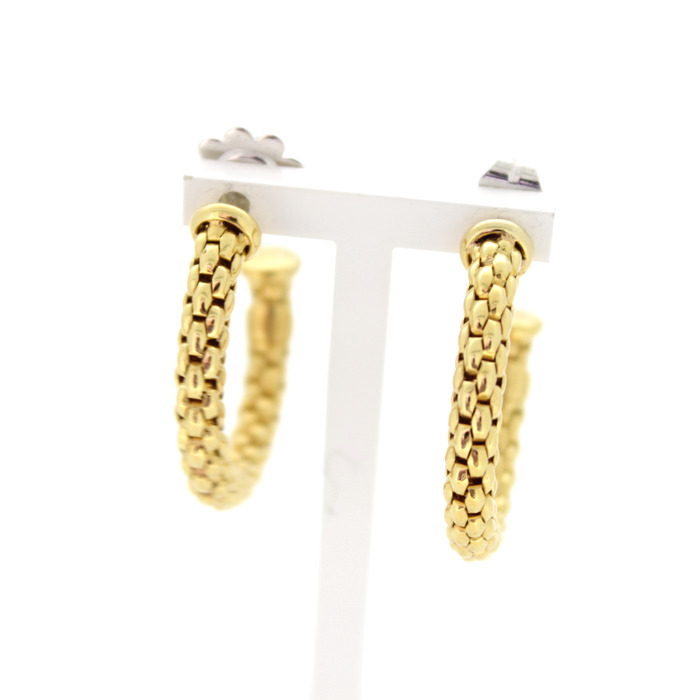 Oorbellen Fope Geelgoud 18 Karaat Tweedehands 81830-3141 Juwelier Clem Vercammen.jpg