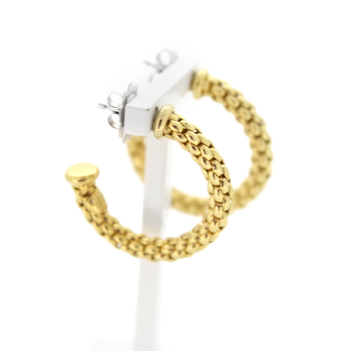 Oorbellen Fope Geelgoud 18 Karaat Tweedehands 81830-3141 Juwelier Clem Vercammen.jpg