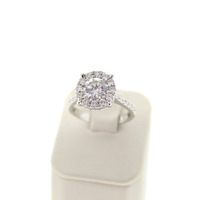 Juweel Solitaire Ring Witgoud 18 karaat met briljanten '1569-3138-TWDH' Juweel Solitaire Ring Witgoud 18 karaat met briljanten '1569-3138-TWDH'