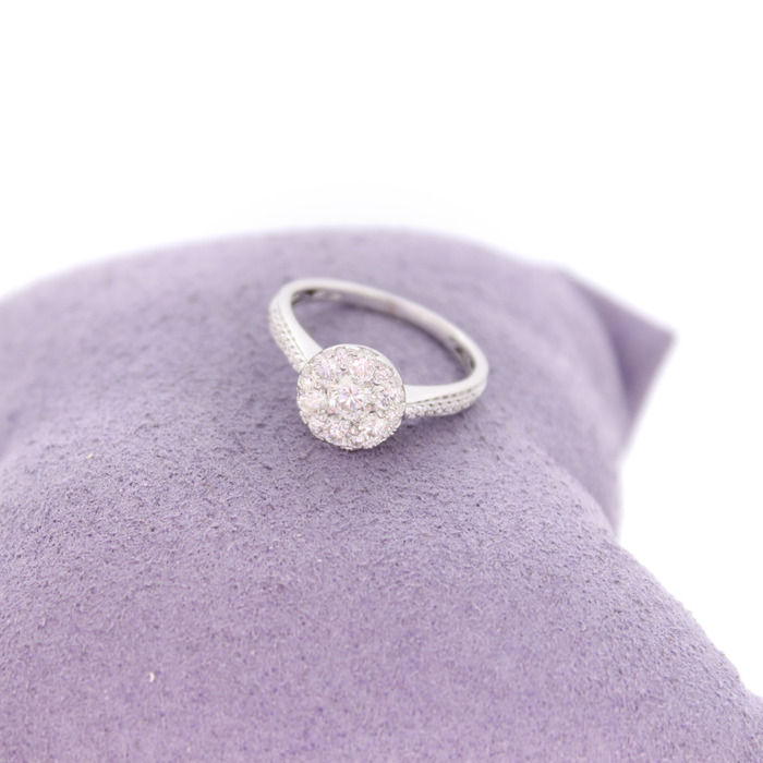 Ring Cocktail Witgoud 18 Karaat Briljanten Tweedehands 1571-3137 Juwelier Clem Vercammen.jpg