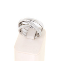 Juweel Ring witgoud 18 karaat briljanten in pavé zetting '1595-3139-TWDH' Juweel Ring witgoud 18 karaat briljanten in pavé zetting '1595-3139-TWDH'