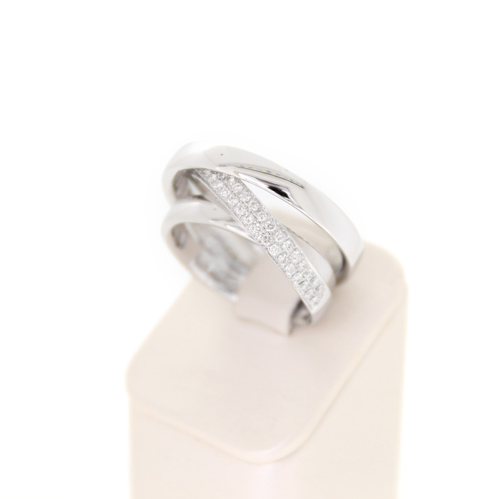 Ring Witgoud 18 Karaat Briljanten Pavzetting Tweedehands 1595-3139 Juwelier Clem Vercammen.jpg