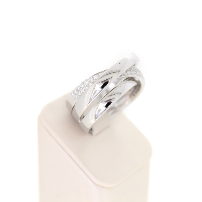 Ring Witgoud 18 Karaat Briljanten Pavzetting Tweedehands 1595-3139 Juwelier Clem Vercammen.jpg