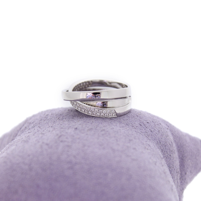 Ring Witgoud 18 Karaat Briljanten Pavzetting Tweedehands 1595-3139 Juwelier Clem Vercammen.jpg