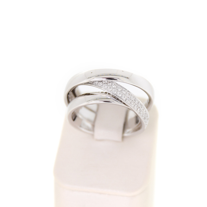 Ring Witgoud 18 Karaat Briljanten Pavzetting Tweedehands 1595-3139 Juwelier Clem Vercammen.jpg