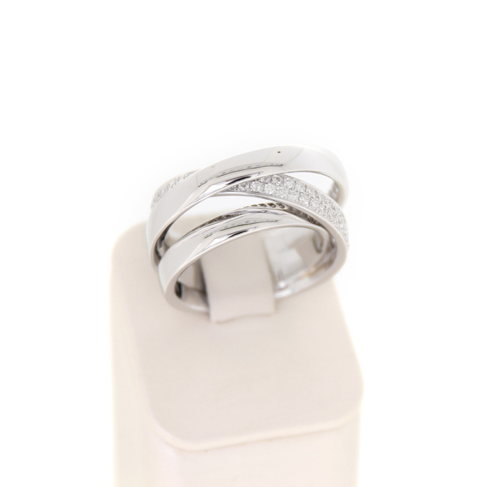 Ring Witgoud 18 Karaat Briljanten Pavzetting Tweedehands 1595-3139 Juwelier Clem Vercammen.jpg