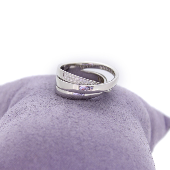 Ring Witgoud 18 Karaat Briljanten Pavzetting Tweedehands 1595-3139 Juwelier Clem Vercammen.jpg