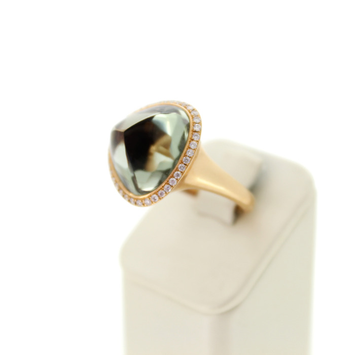 Ring Tresoro RI02420KGMA Rose Goud 18K Briljanten Groene Amethist Tweedehands 82834-3145 Juwelier Clem Vercammen.jpg