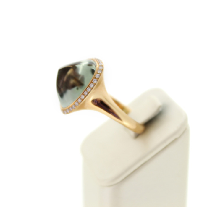 Ring Tresoro RI02420KGMA Rose Goud 18K Briljanten Groene Amethist Tweedehands 82834-3145 Juwelier Clem Vercammen.jpg