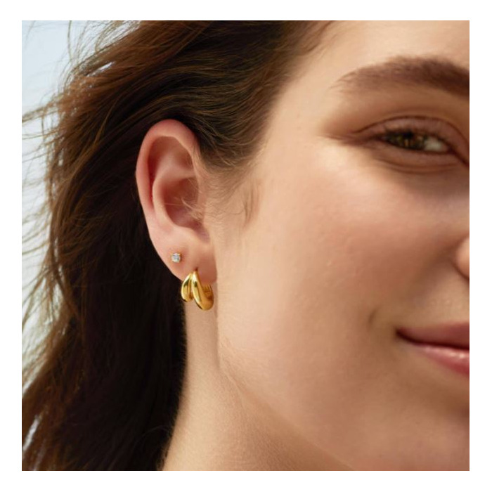 275789 01 Ania Haie Tide Echo Huggie Hoop Earrings E072-03G Juwelier Clem Vercammen.jpg