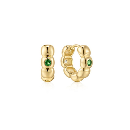 Juweel Ania Haie Tide Echo Huggie Hoop Earrings E72-04G Juweel Ania Haie Tide Echo Huggie Hoop Earrings E72-04G