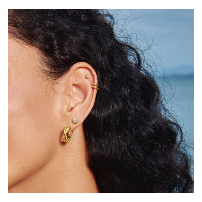 275791 01 Ania Haie Tide Echo Huggie Hoop Earrings E072-06G Juwelier Clem Vercammen.jpg