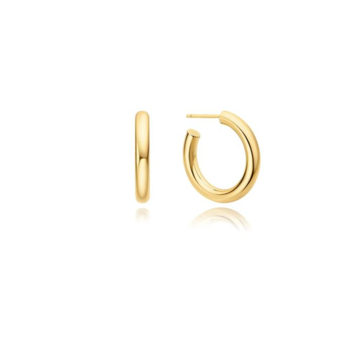 275793 01 Ania Haie Tide Echo Huggie Hoop Earrings E072-11G Juwelier Clem Vercammen.jpg