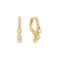 Juweel Ania Haie Starlit Drops Huggie Hoop Earrings E074-04G Juweel Ania Haie Starlit Drops Huggie Hoop Earrings E074-04G