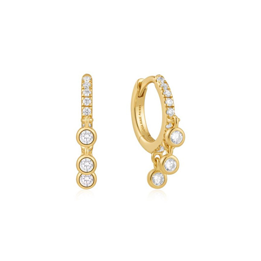 Juweel Ania Haie Starlit Drops Huggie Hoop Earrings E074-04G Juweel Ania Haie Starlit Drops Huggie Hoop Earrings E074-04G