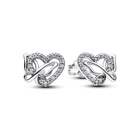 Juweel PANDORA HEART AND BUTTERFLY STUD EARRINGS 294476C01 Juweel PANDORA HEART AND BUTTERFLY STUD EARRINGS 294476C01