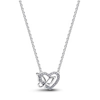 Juweel PANDORA HEART AND BUTTERFLY COLLIER 394477C01-45 Juweel PANDORA HEART AND BUTTERFLY COLLIER 394477C01-45