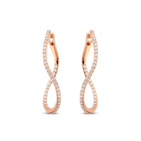 Juweel BIGLI INFINITY OORBELLEN 23O106RDIA Juweel BIGLI INFINITY OORBELLEN 23O106RDIA