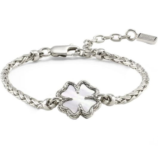 Juweel BUDDHA TO BUDDHA BRACELET KATJA CLOVER MOTHER OF PEARL 176 Juweel BUDDHA TO BUDDHA BRACELET KATJA CLOVER MOTHER OF PEARL 176