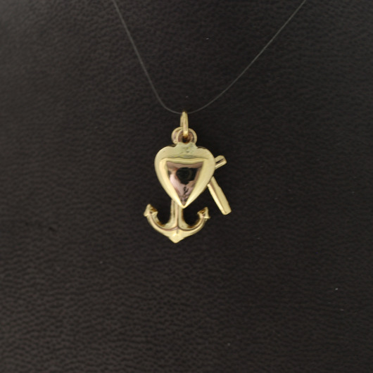 Juweel Hanger 'Geloof-Hoop-Liefde' Geelgoud 18 karaat '82841-3152-TWDH' Juweel Hanger 'Geloof-Hoop-Liefde' Geelgoud 18 karaat '82841-3152-TWDH'