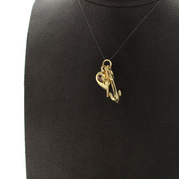 Hanger Geloof-Hoop Liefde Geelgoud 18Karaat Tweedehands 82842-3153 Juwelier Clem Vercammen.jpg