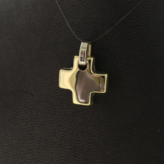 Juweel Hanger Kruis Geelgoud 18 karaat '82843-3154-TWDH' Juweel Hanger Kruis Geelgoud 18 karaat '82843-3154-TWDH'