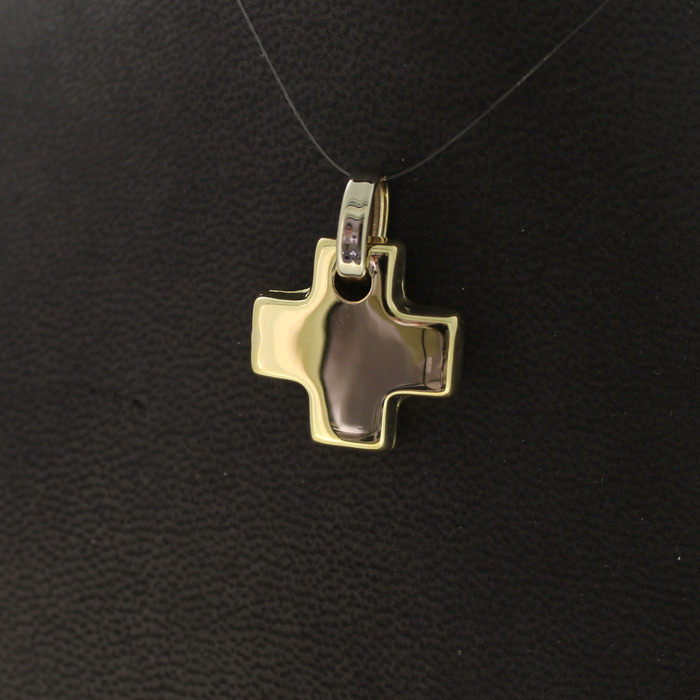 Hanger Kruis Geelgoud 18 Karaat Tweedehands 82843-3154 Juwelier Clem Vercammen.jpg