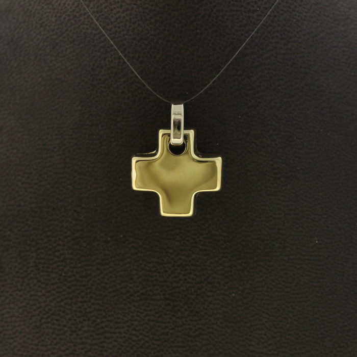 Hanger Kruis Geelgoud 18 Karaat Tweedehands 82843-3154 Juwelier Clem Vercammen.jpg