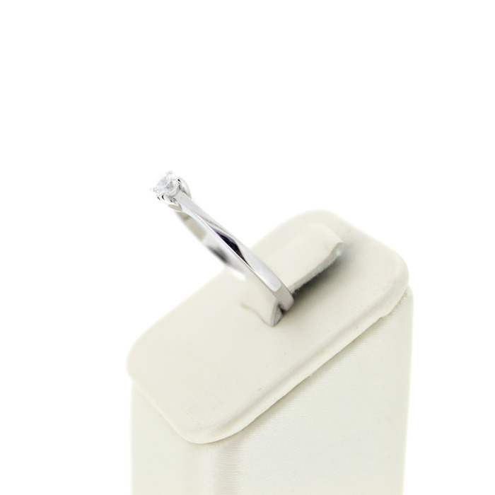 Ring Flanders Witgoud 18 Karaat Solitaire Diamant Princess Cut Tweedehands 1861-3158 Juwelier Clem Vercammen.jpg