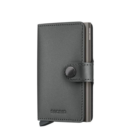 Lederwaren Secrid Wallet Miniwallet Matte Satin Steel Lederwaren Secrid Wallet Miniwallet Matte Satin Steel