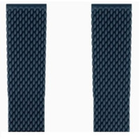 Horloge Breitling Strap - zwart Mesh rubber strap - Zonder plooigesp - 276S 24/20 mm Horloge Breitling Strap - zwart Mesh rubber strap - Zonder plooigesp - 276S 24/20 mm