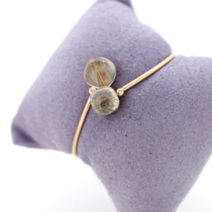 Esclave Bigli Rose Goud 18 Karaat Briljant RuthilQuartz Tweedehands 2179 Juwelier Clem Vercammen.jpg
