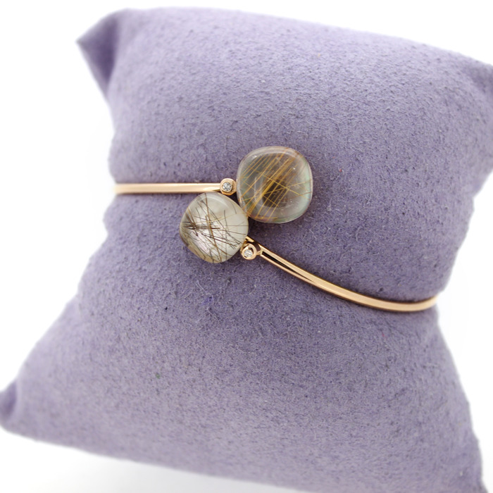 Esclave Bigli Rose Goud 18 Karaat Briljant RuthilQuartz Tweedehands 2179 Juwelier Clem Vercammen.jpg