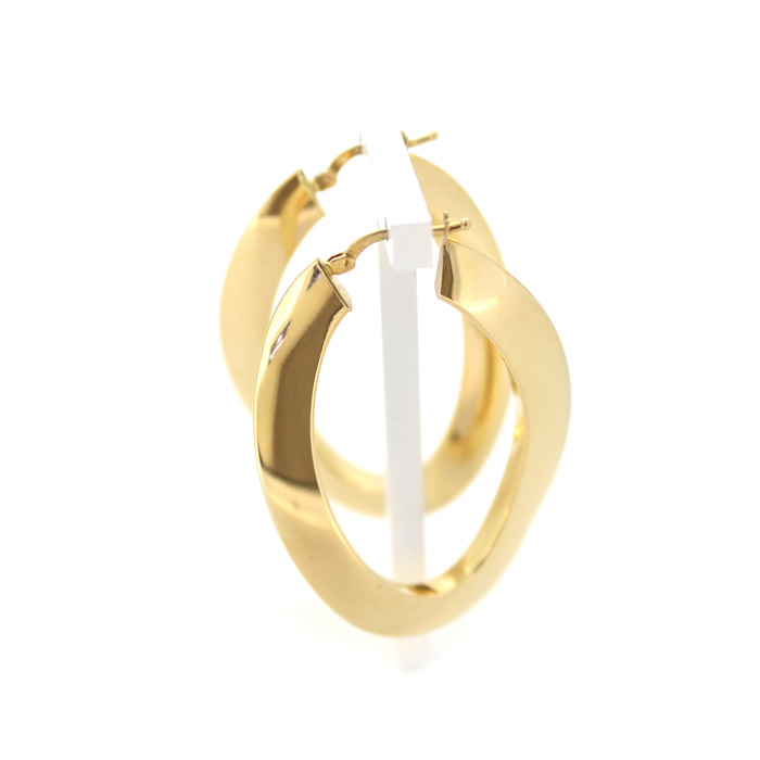 Oorbellen Creolen Geelgoud 18 Karaat Tweedehands 2266-3203 Juwelier Clem Vercammen.jpg