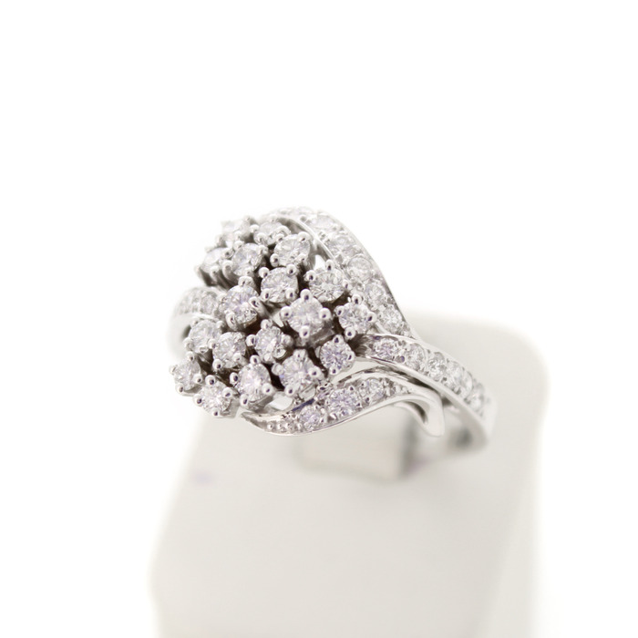 Coctail Ring Witgoud 18 Karaat Briljanten Tweedehands 2191-3172 Juwelier Clem Vercammen.jpg