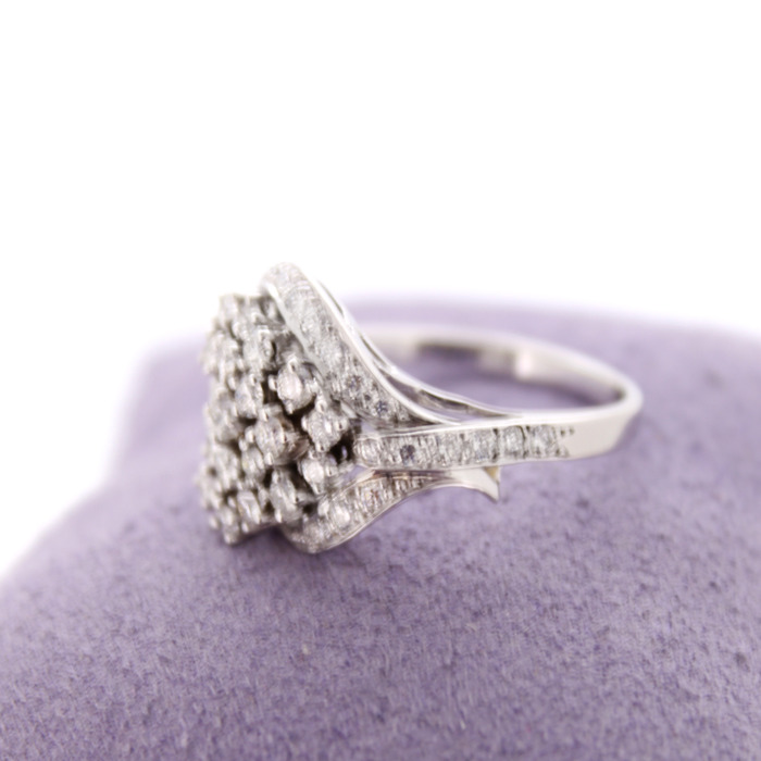 Coctail Ring Witgoud 18 Karaat Briljanten Tweedehands 2191-3172 Juwelier Clem Vercammen.jpg