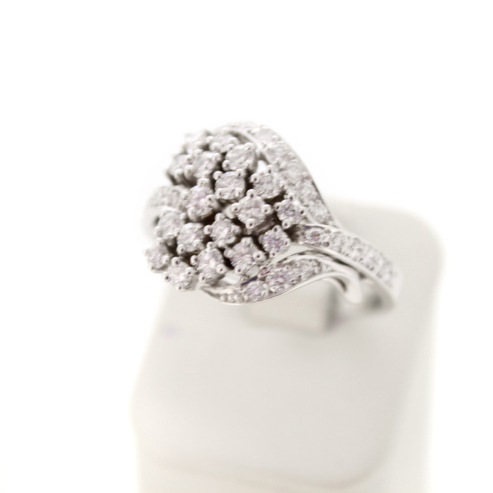 Coctail Ring Witgoud 18 Karaat Briljanten Tweedehands 2191-3172 Juwelier Clem Vercammen.jpg