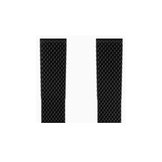 Horloge Breitling Strap - zwart Mesh rubber strap 256S 24/20 mm Horloge Breitling Strap - zwart Mesh rubber strap 256S 24/20 mm