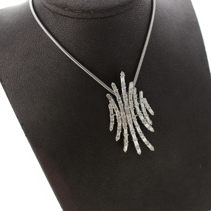 Vintage ketting Hanger witgoud 18K Briljanten Baguetten Tweedehands 2199-3180 Juwelier Clem Vercammen.jpg