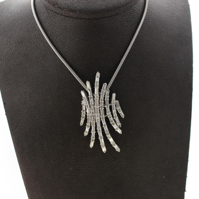 Vintage ketting Hanger witgoud 18K Briljanten Baguetten Tweedehands 2199-3180 Juwelier Clem Vercammen.jpg