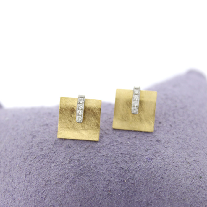 Oorstekers Geelgoud 8K Briljanten TWeedehands 2204-3181 Juwelier Clem Vercammen.jpg